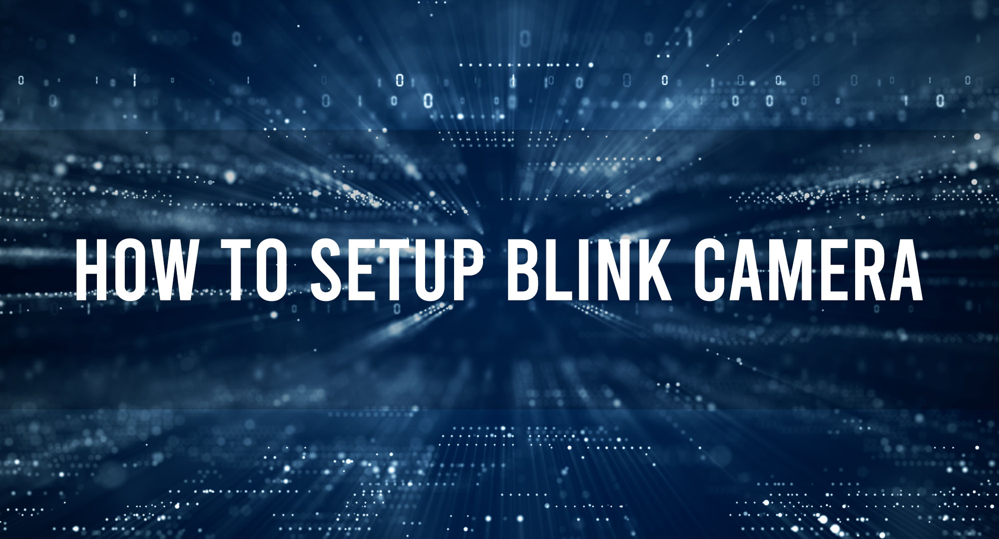How to setup Bink Camera